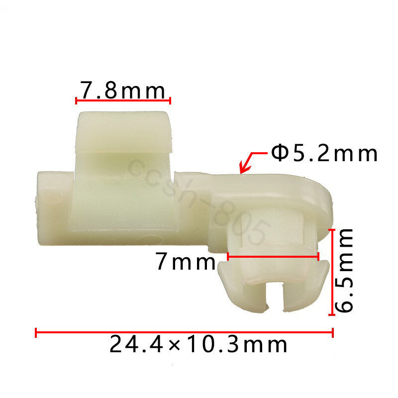 10 Pcs Car Tailgate Handle Lock Rod Retainer Clips For Chevy K1500 Q