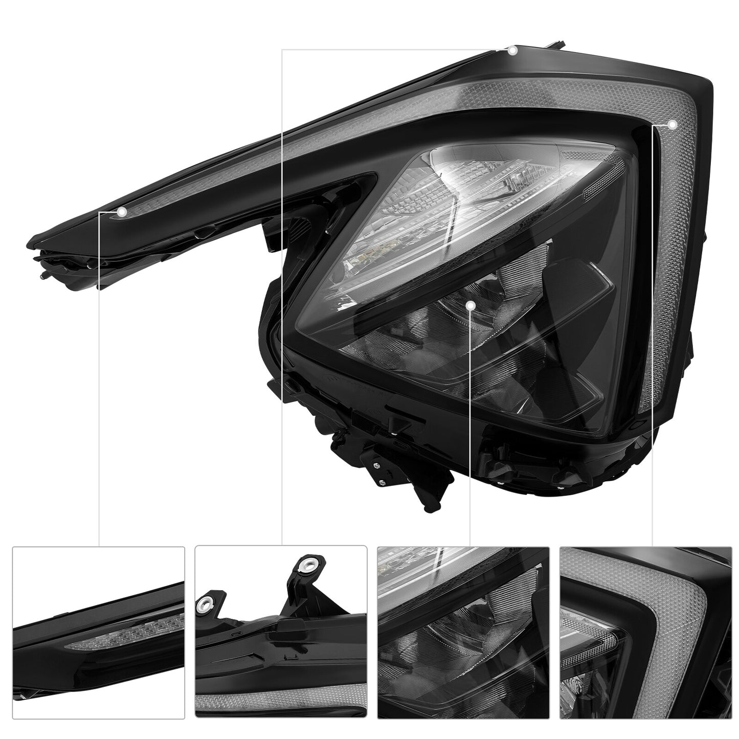 LED Headlight Headlamp For 2022-2024 for Kia SX EX LX Right Passenger Side n
