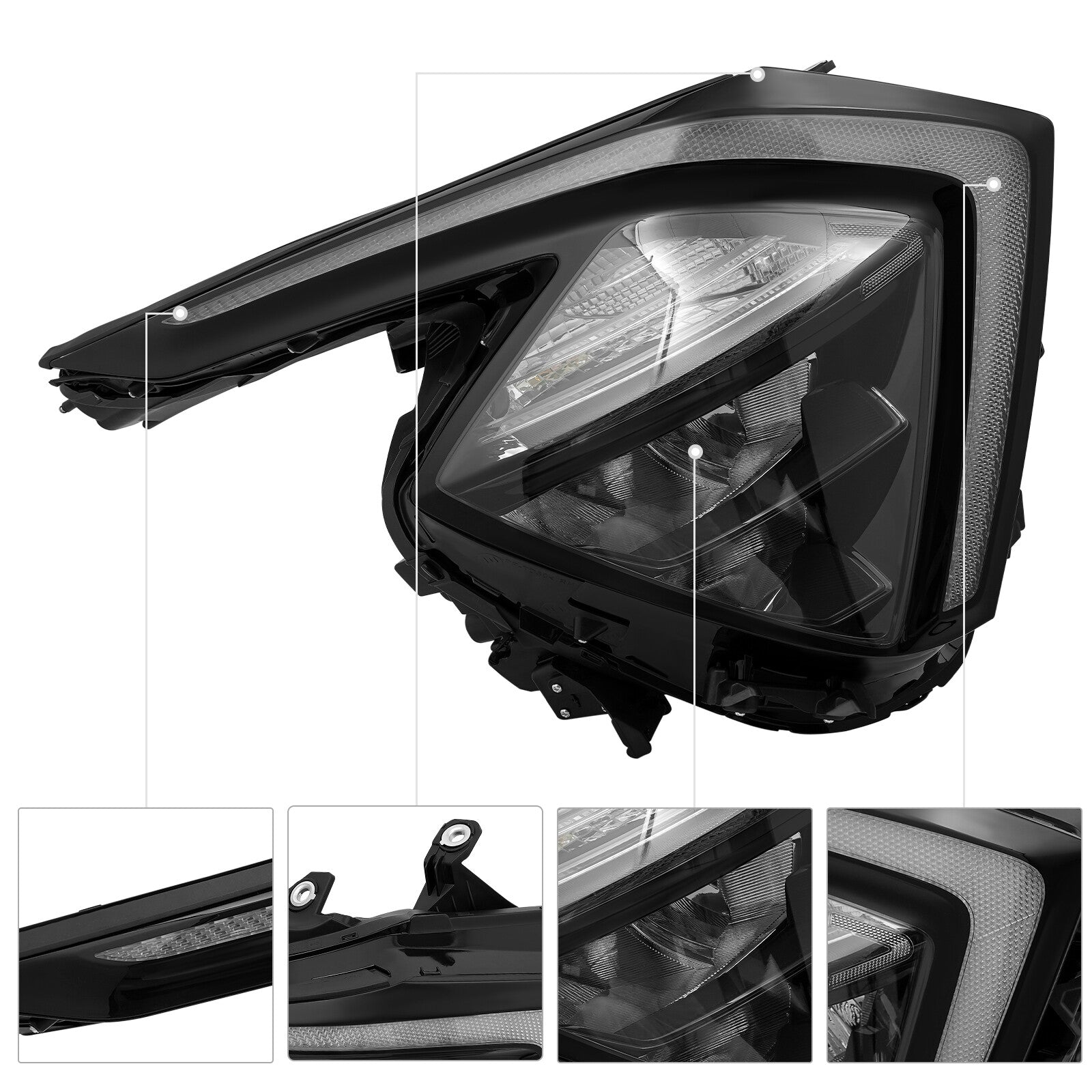 LED Headlight Headlamp For 2022-2024 for Kia SX EX LX Right Passenger Side n
