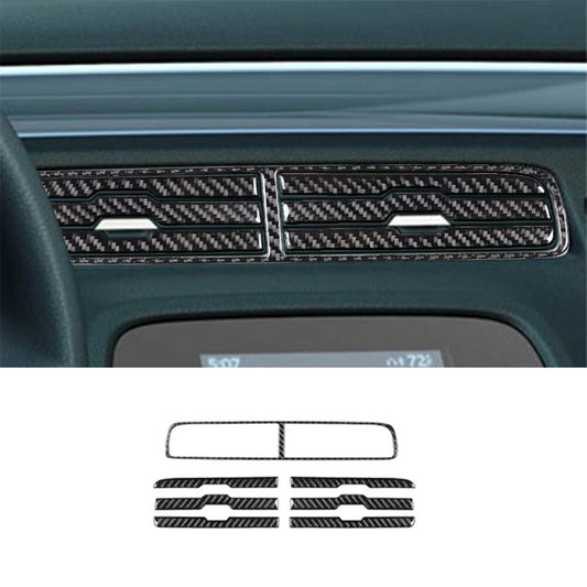 2x Carbon Fiber for Co -pilot Door Decorative Trim for Suzuki Grand Vitara 2006-2013 v