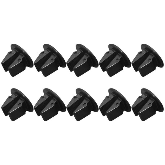 Set of 10: Fender Apron Screw Grommets for Hyundai for Kia Niro Cadenza Forte Black