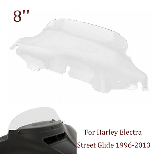 8-inch clear wave windshield suitable for Harley Electra Street Glide 1996 - 2013 - n
