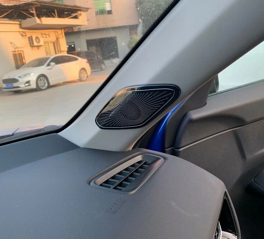 Chrome Front Fog Light Lamp Cover Trim ABS For RAV4 2019-2024 Accessories v