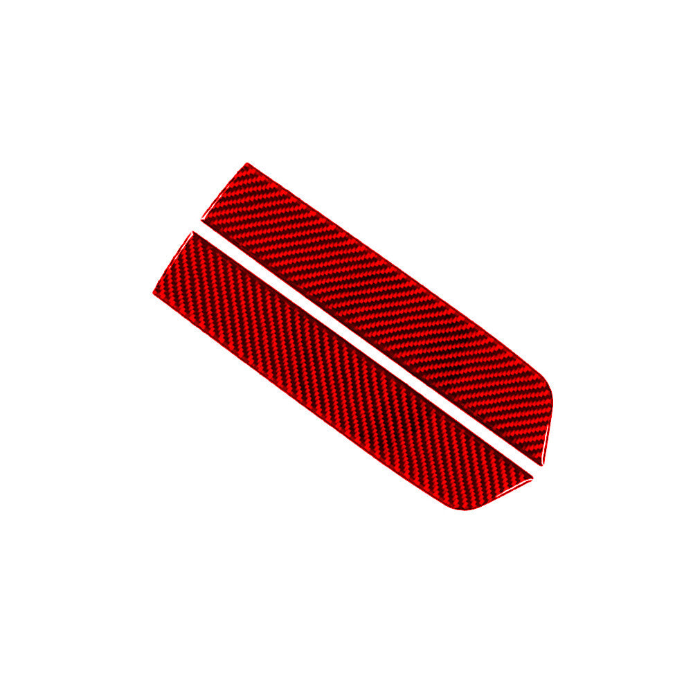 Red Carbon Fiber Passenger Door Lift Control Cover Trim For Hilux 2015-21 v
