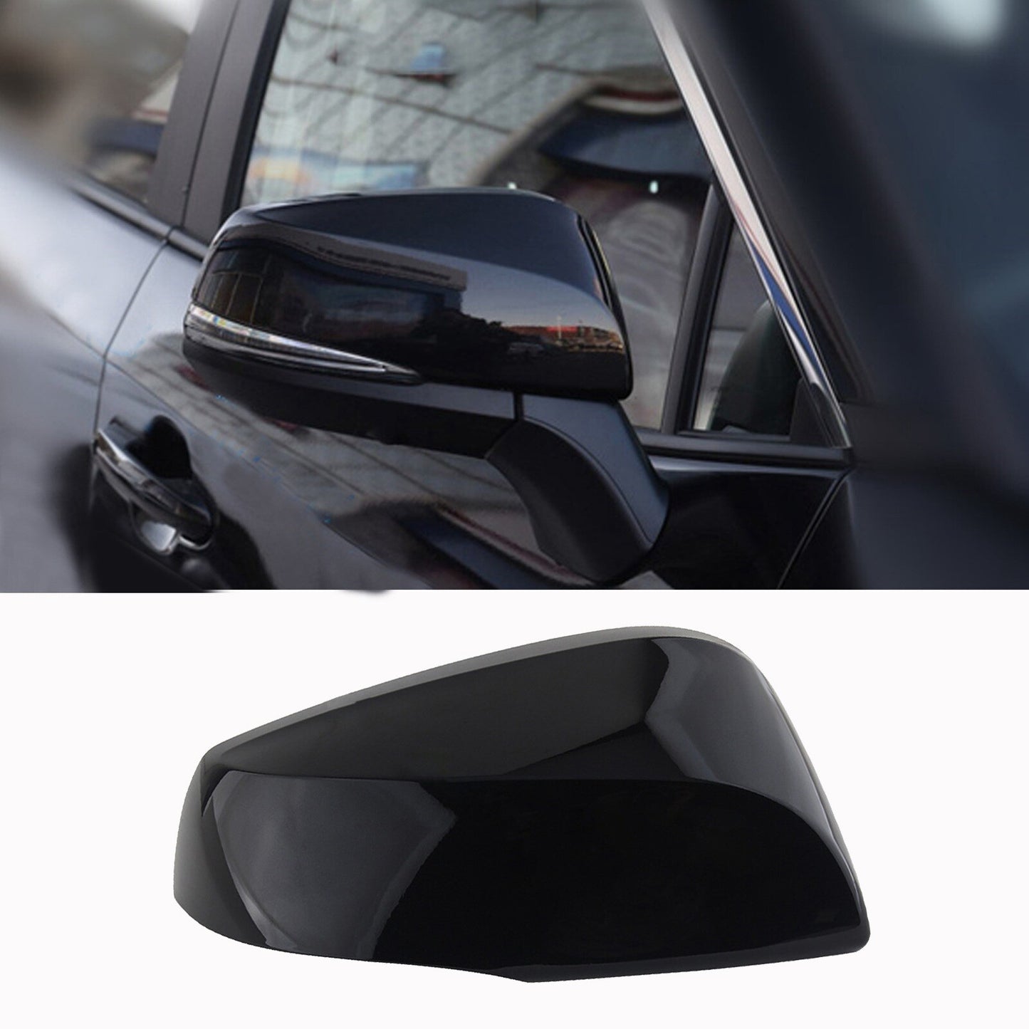 fit 2019-2022 for Toyota RAV4 Right Passenger Side Door Mirror Cover Cap Replace AT