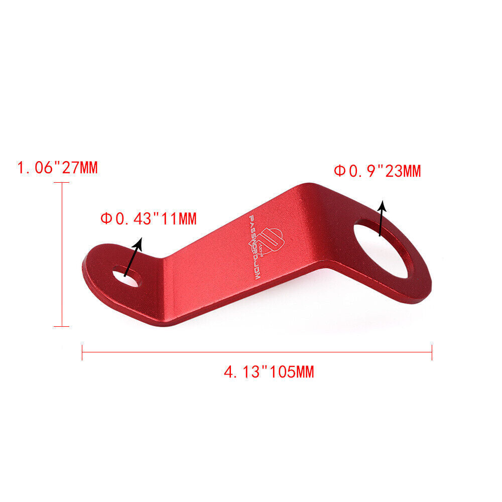 JDM Billet Aluminum Radiator Stay Mount Bracket Kit for Honda for Civic 92-95 Red