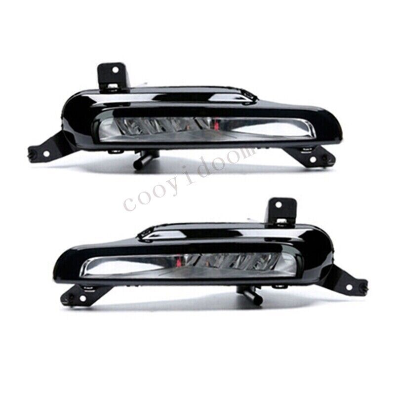 Front Fog Light DRL Daytime Running Lights Pair for Range Rover Evoque 2016-2018
