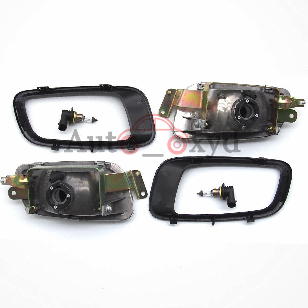 2X Front Fog Lights Lamps+Cover 00-03 for MITSUBISHI Pajero Montero V73 V75 V77