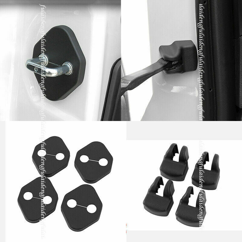 For Explorer 2020-2021 ABS Glossy Black Exterior Door Handle Cover Trim v