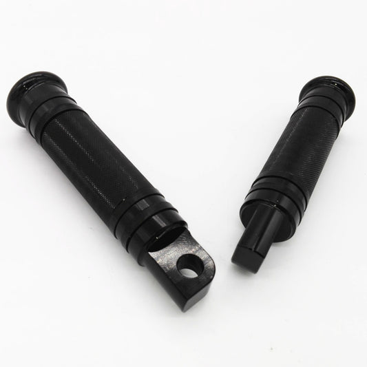 Black CNC Rear Front Foot Peg for Harley Touring Sportster Softail Dyna Q