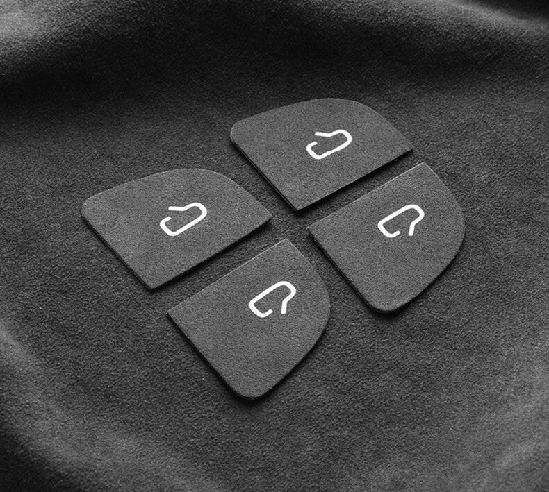 Door Switch Patch For Model 3+ Highland Alcantara Suede Interior Sticker Decor Q