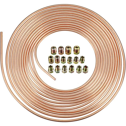 Brake cable kit, brake line, fuel/transmission line, coil with connector