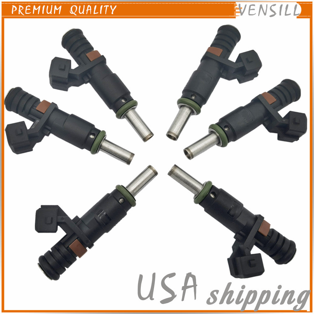 7531634 6Pcs Fuel injectors Fits for BMW 128i 328i 330i X1 X3 X5 2.0 2.5 3.0L