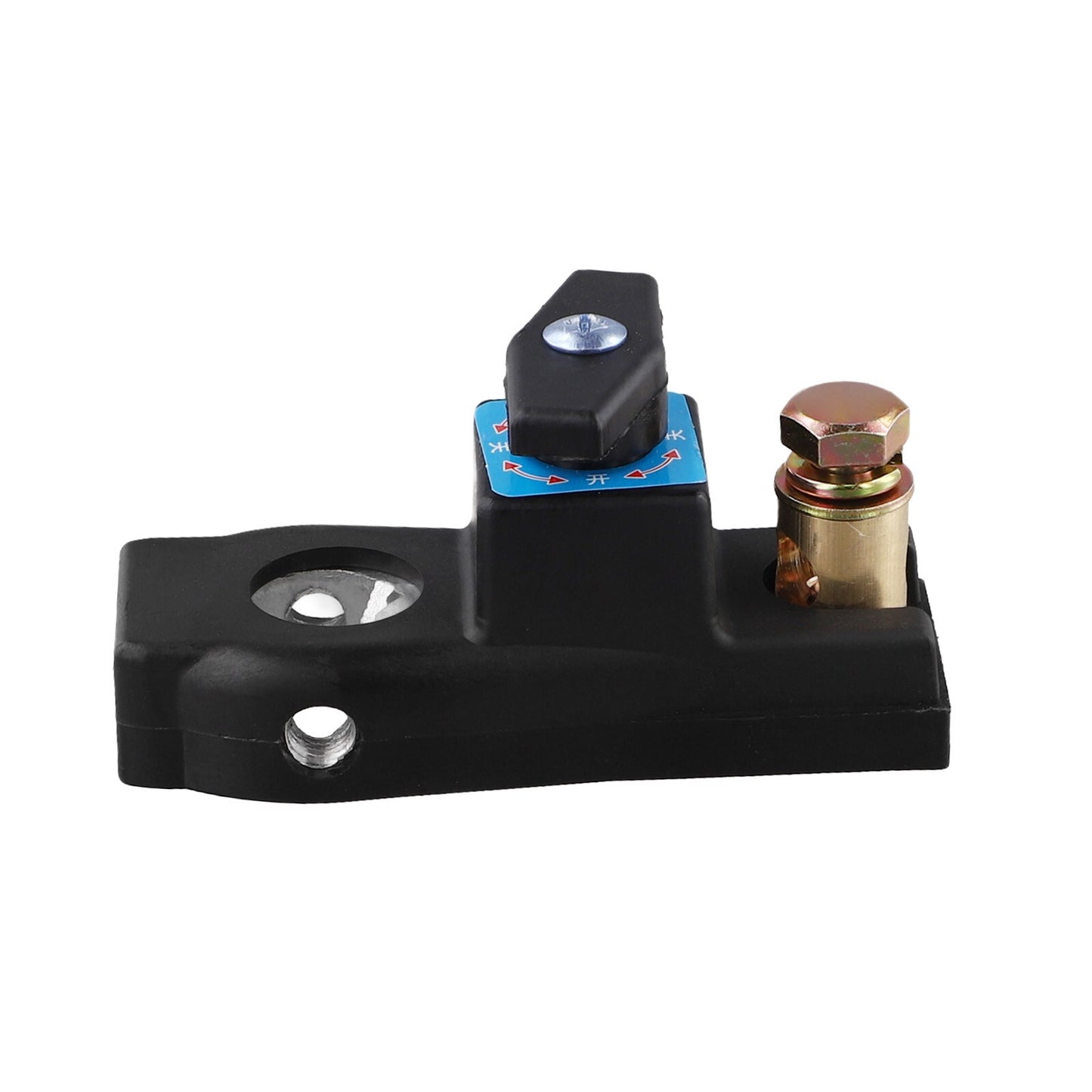 Battery disconnect switch with durable zinc alloy construction