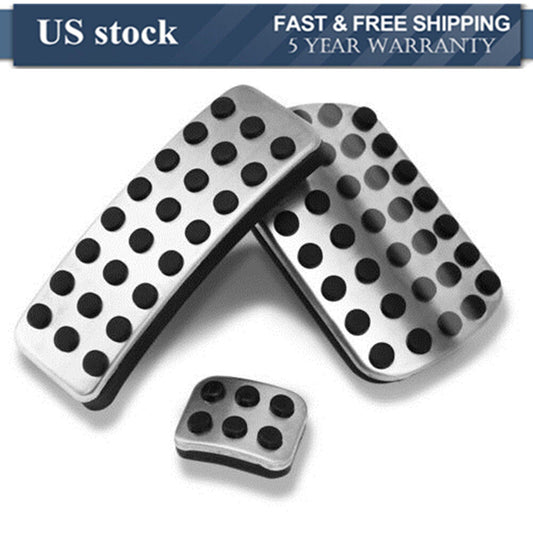 2X Brake Foot Pedal Accelerator Cover for Mercedes Benz W117 CLA-Class 2013-2016 Q