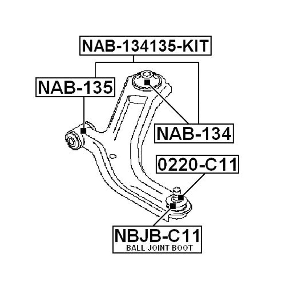 Lowering the floating ball connection is suitable for JUKE TIIDA SENTRA VERSA MICRA 40160-ED500- n