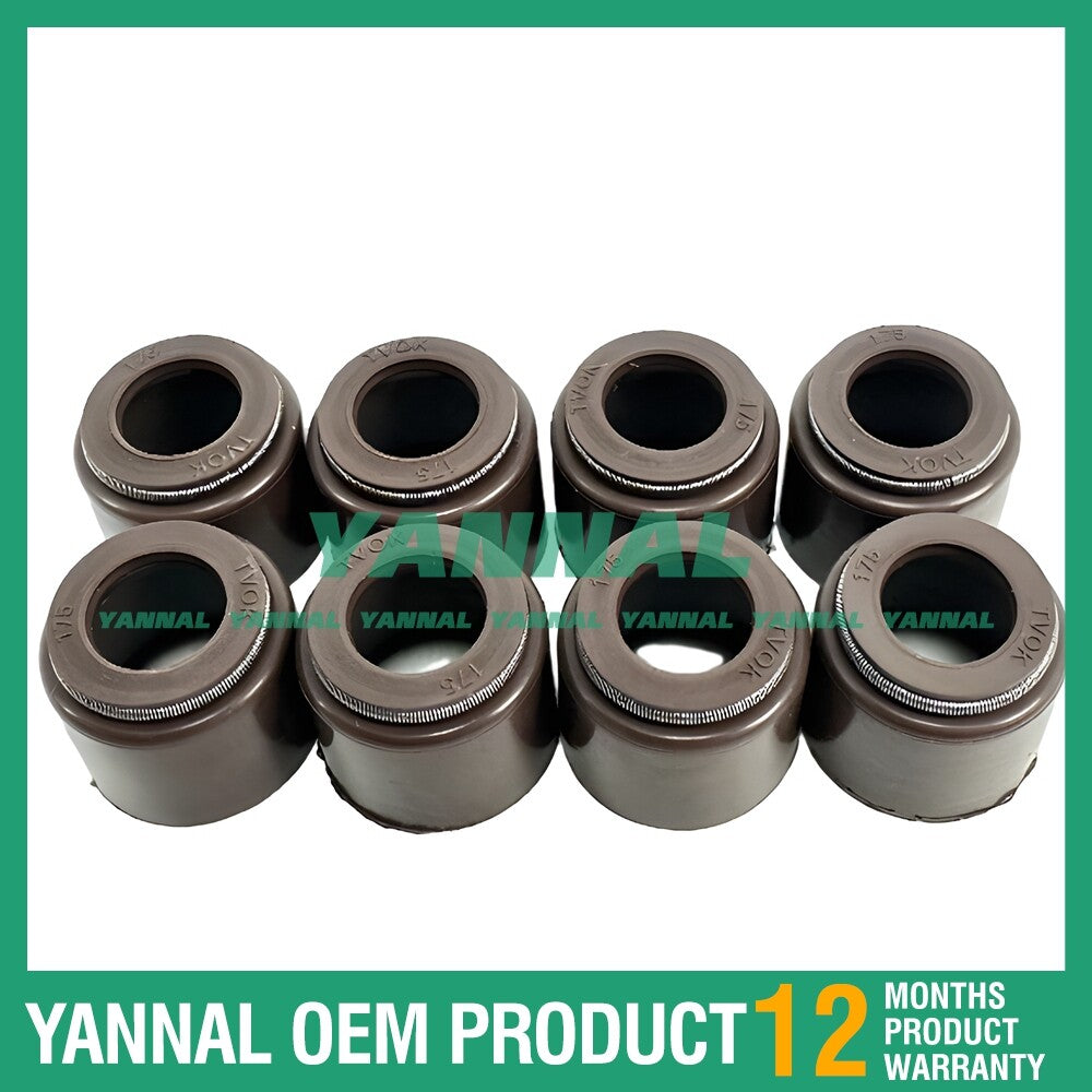 8-piece 4.236 valve oil seals for Perkins diesel engine parts -