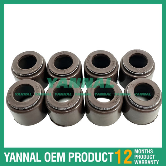 8-piece 4.236 valve oil seals for Perkins diesel engine parts -
