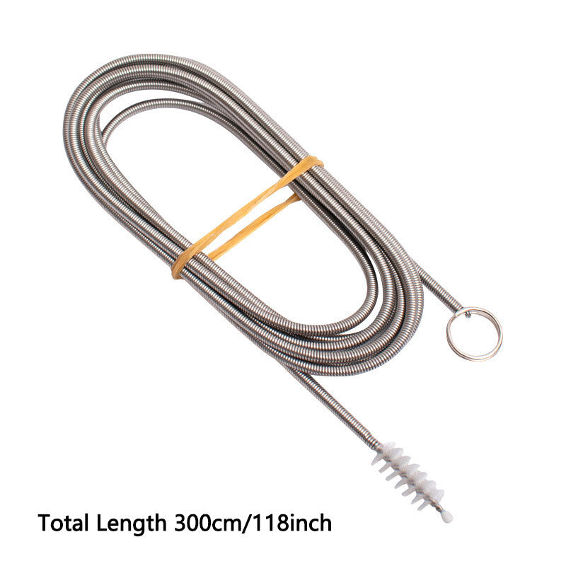 1x 300CM Flexible Car Drain Dredge Sunroof Cleaning Scrub Brush Tool Accessory