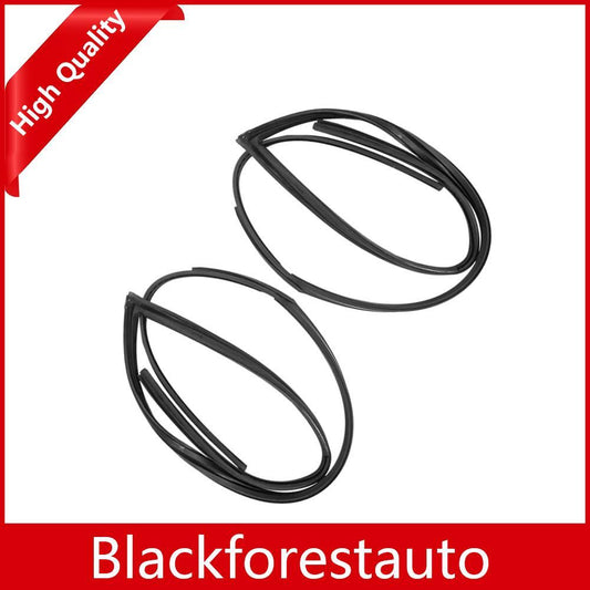Pair For 2003-07 for Honda for Accord Front Window Run Channel Molding Glass Guide Seal