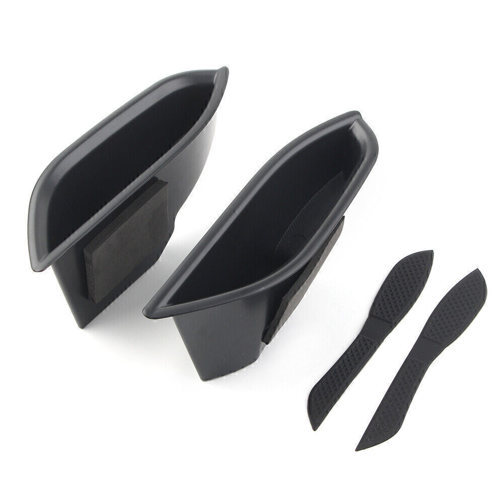 Front Door Handle Armrest Storage Box Tray Bin Kit for Cadillac SRX 2011-2015 12