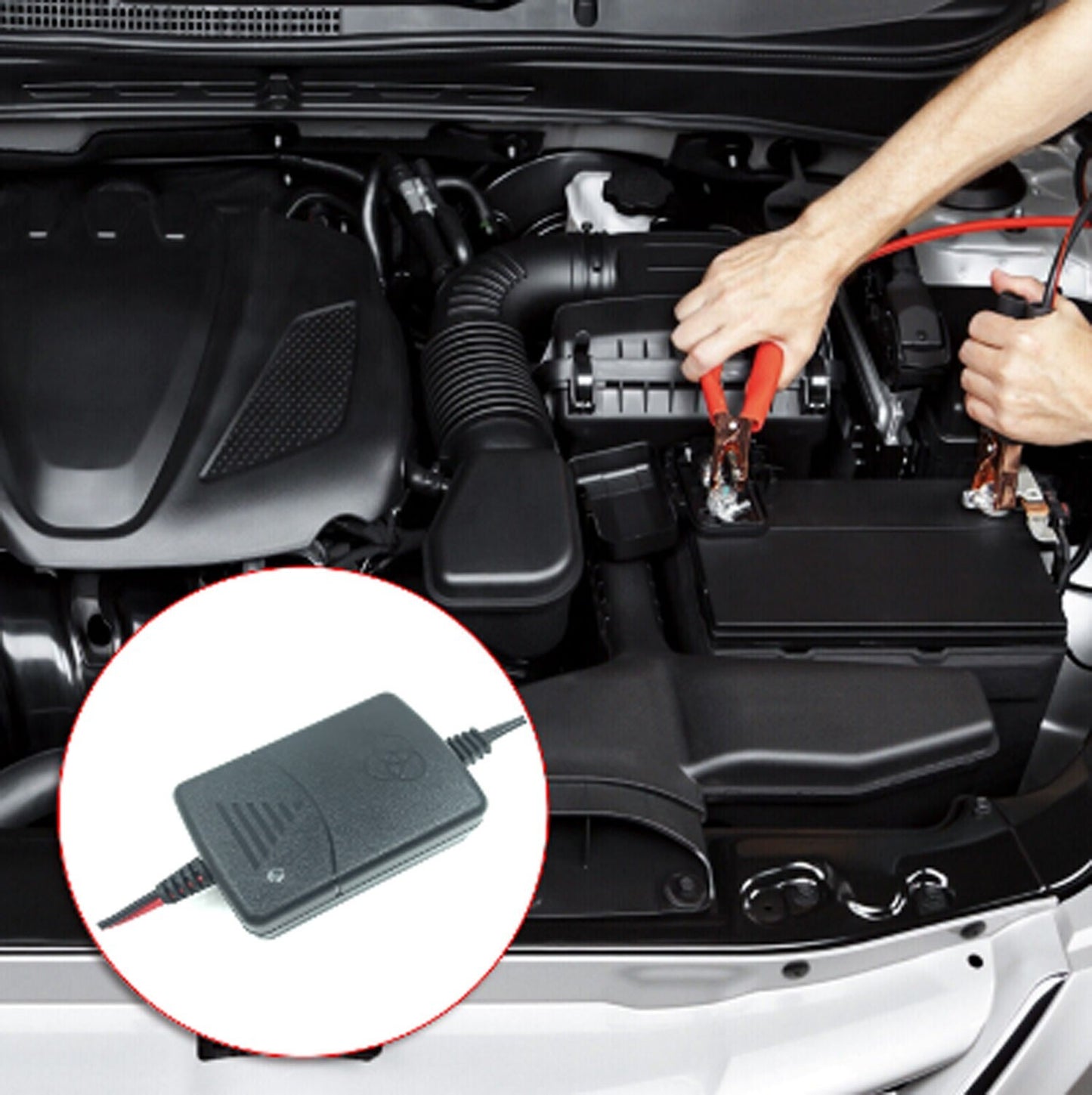 2PCS Car Battery for Charger Maintainer 12V Trickle RV for Truck Motorcycle ATV Auto