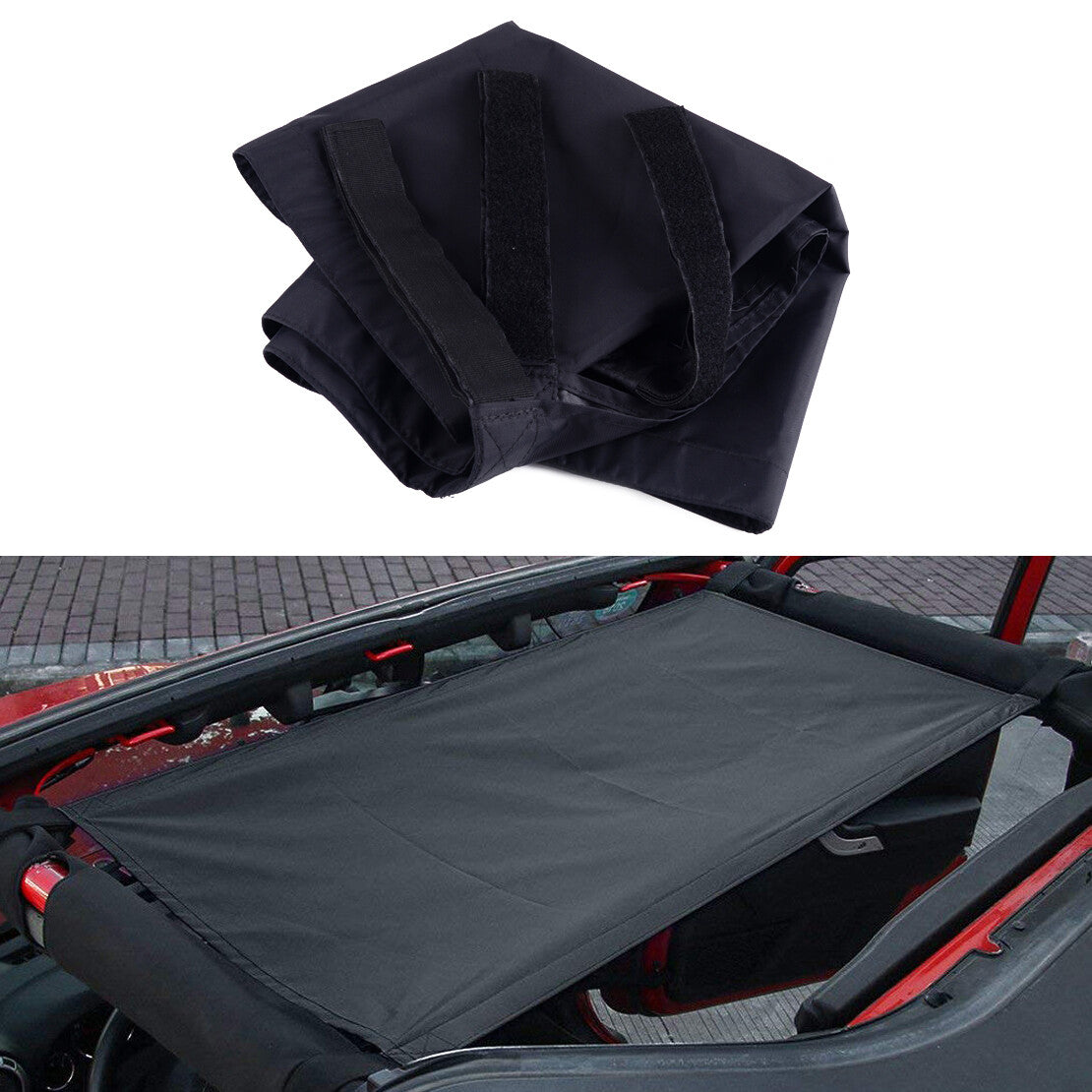 Car Roof Hammock Fit for for Jeep for Wrangler YJ, TJ, JK JKU JL 2/4-Door Waterproof v