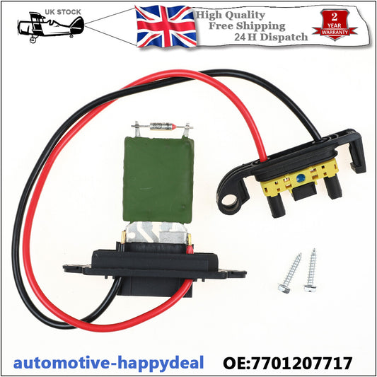 HEATER RESISTOR BLOWER MOTOR RESISTOR FAN CONTROL for RENAULT MEGANE MK2 2002>08