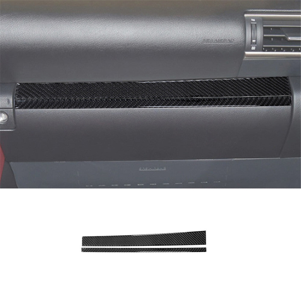 2Pcs Carbon Fiber Interior Overhead Light Cover Trim for Lexus RX300 1998-2003 v