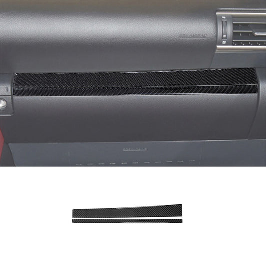 2Pcs Carbon Fiber Interior Overhead Light Cover Trim for Lexus RX300 1998-2003 v