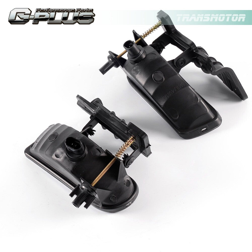Clear/Black LED Tube DRL Headlights and Fog Lights for 99-06 Silverado/Suburban- v