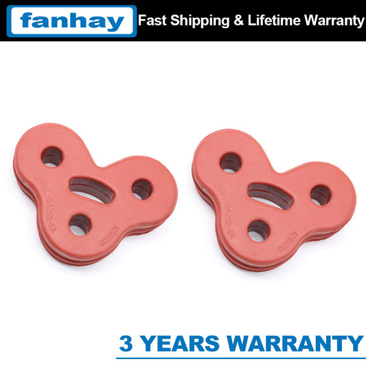 2PC C2C32948 For 2010-19 for Jaguar XJ XJL XJR Rear Exhaust Muffler Insulator Hanger Q