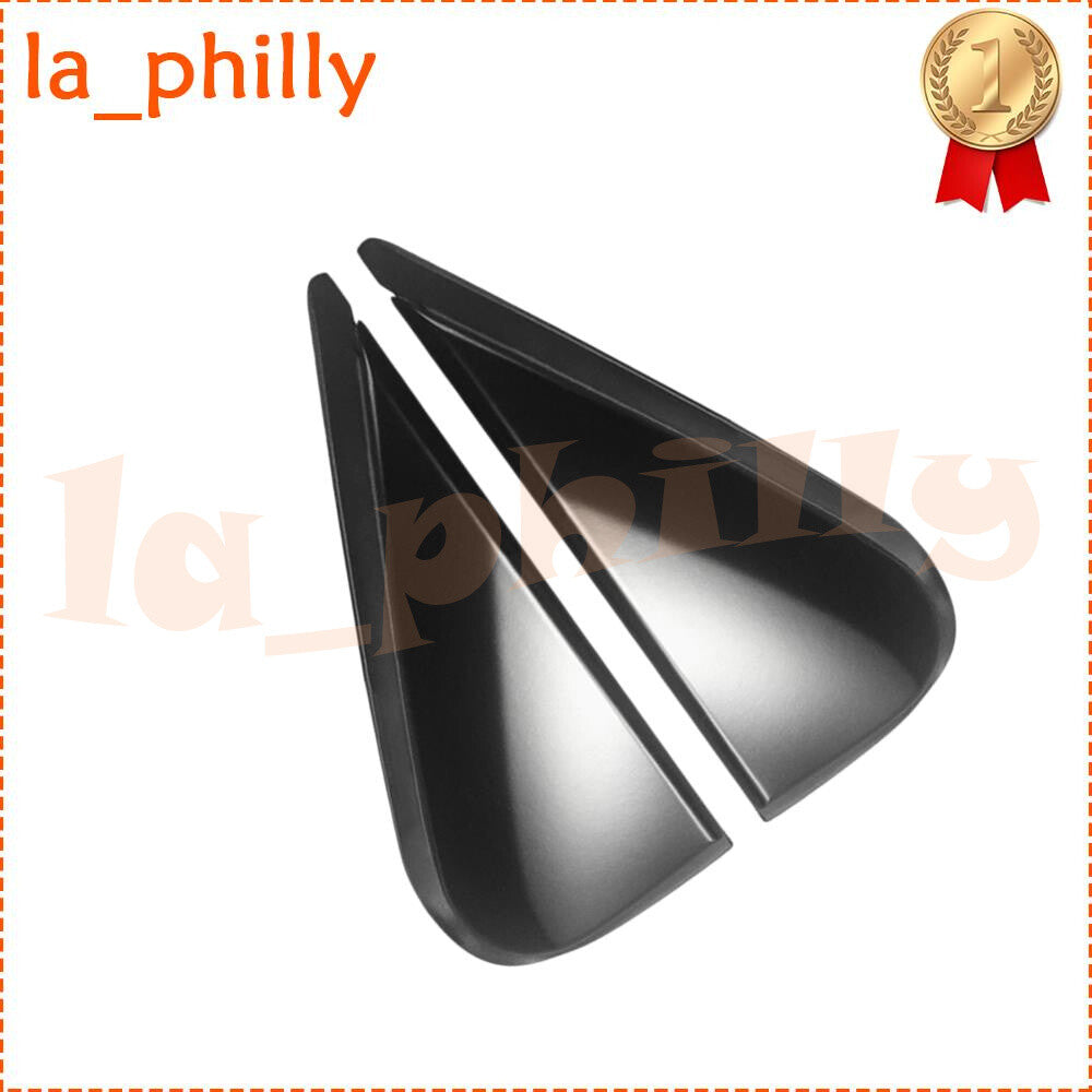 2x Rearview Mirror A-Pillar Trim Panel For 2008-2011 for Toyota LC200 Black LH+RH