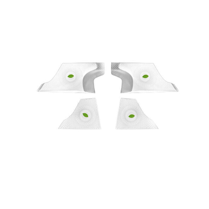 Cover Trim Inner Door Tweeter for Lincoln Corsair 2020-2022 4PCS Silver Steel