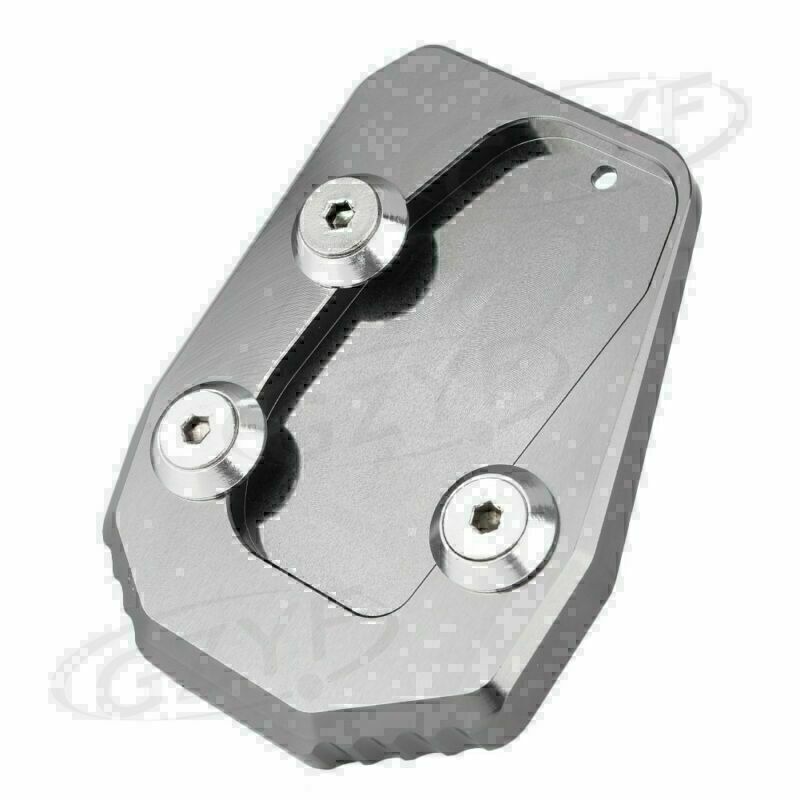 for Yamaha MT09 2013 2014 - 2016 Kickstand Side Stand Extension Pad Plate Gray