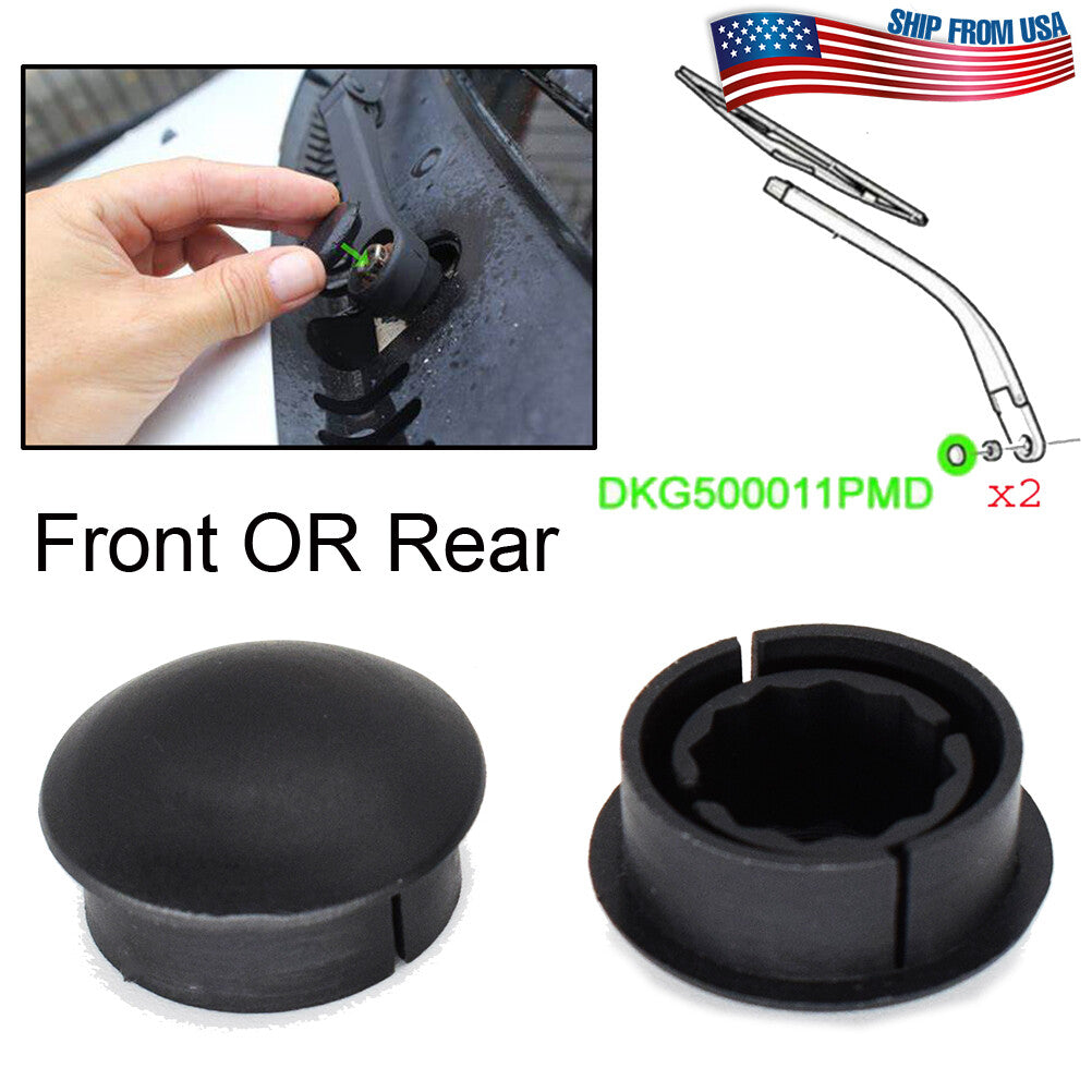 Pair Front Rear Wiper Arm Nut Cap Cover for Land Rover LR4 LR3 for Range Rover Sport Q