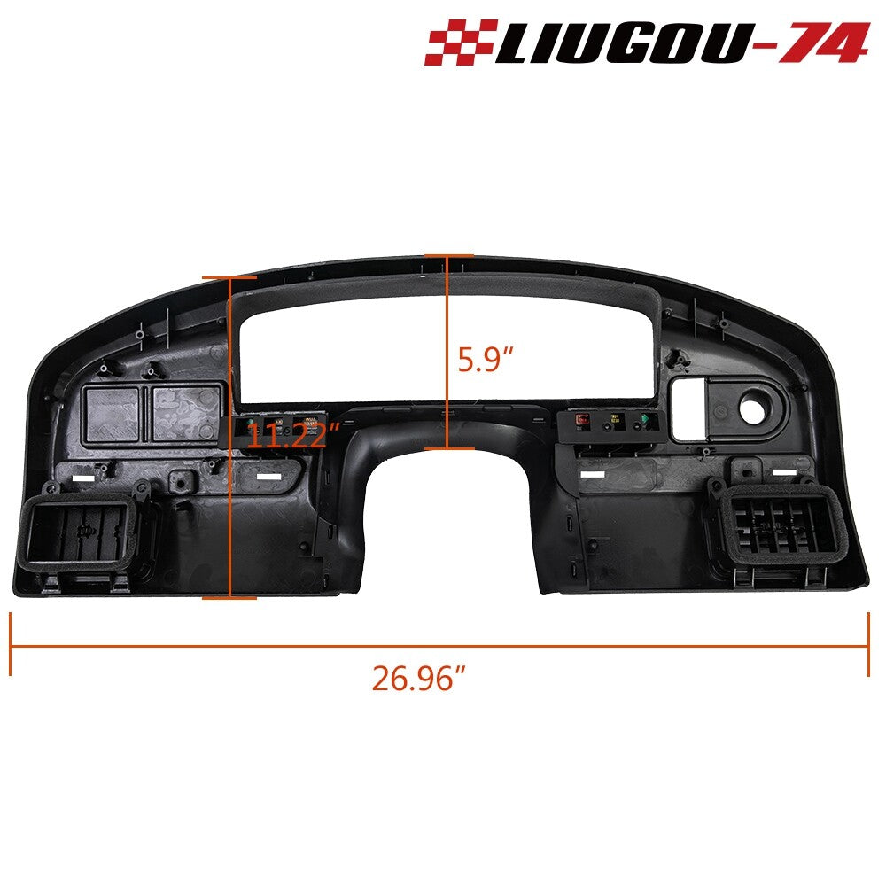 Suitable for 94-97 for F150 F250 F350 dashboard panel frame instrument panel decoration - v