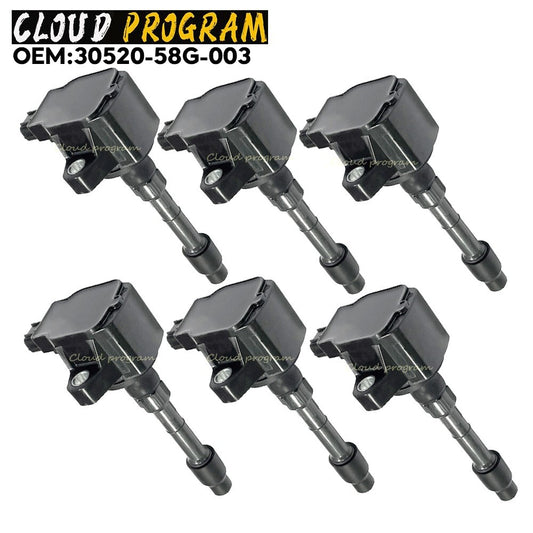 6 PC Ignition Coil CM11-125A FOR 2017-2020 for HONDA for Acura NSX 3.5L V6 3052058G003 v