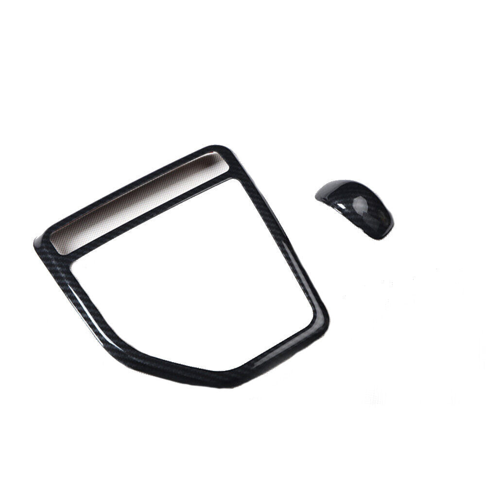 Console Gear Shift Frame Cover Trim 2PCS for Hyundai IX25 2015-2019 Carbon Fiber