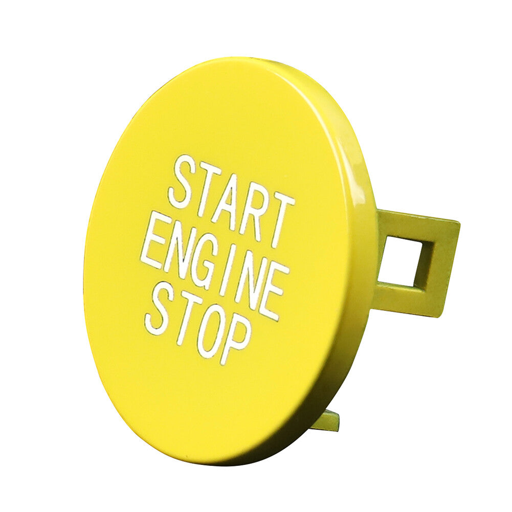 Auto-Motor vorne Start-Stopp-Schalter-Abdeckung Trim f¨¹r for BMW 3 8 X-Serie Gelb