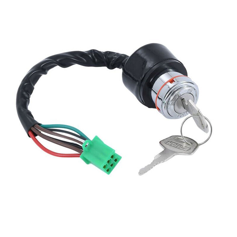 6-pin ignition key switch for motorcycles and off-road bicycles with key, suitable for Suzuki GN125- n