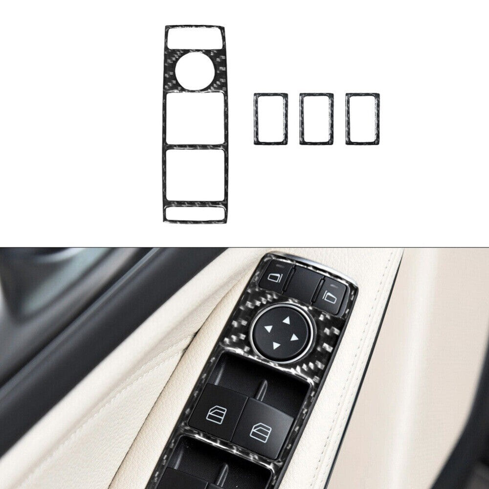 4x/set Window Buttons Trim Cover For CLA 2014-2018 /GLA 2015-2018 n