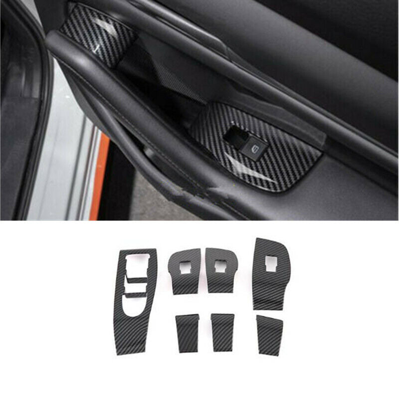 Car Door Window Switch Panel Cover Trim for Mazda CX-30 CX30 2020 2021 2022 7PCS