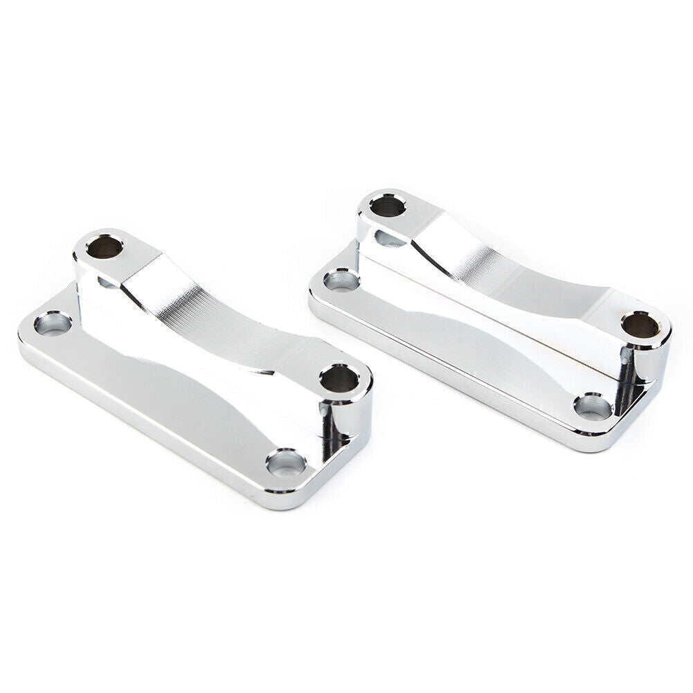 Front Fender Spacer Bracket Kit Chrome for Harley Electra Street Glide 2003-2013 Q