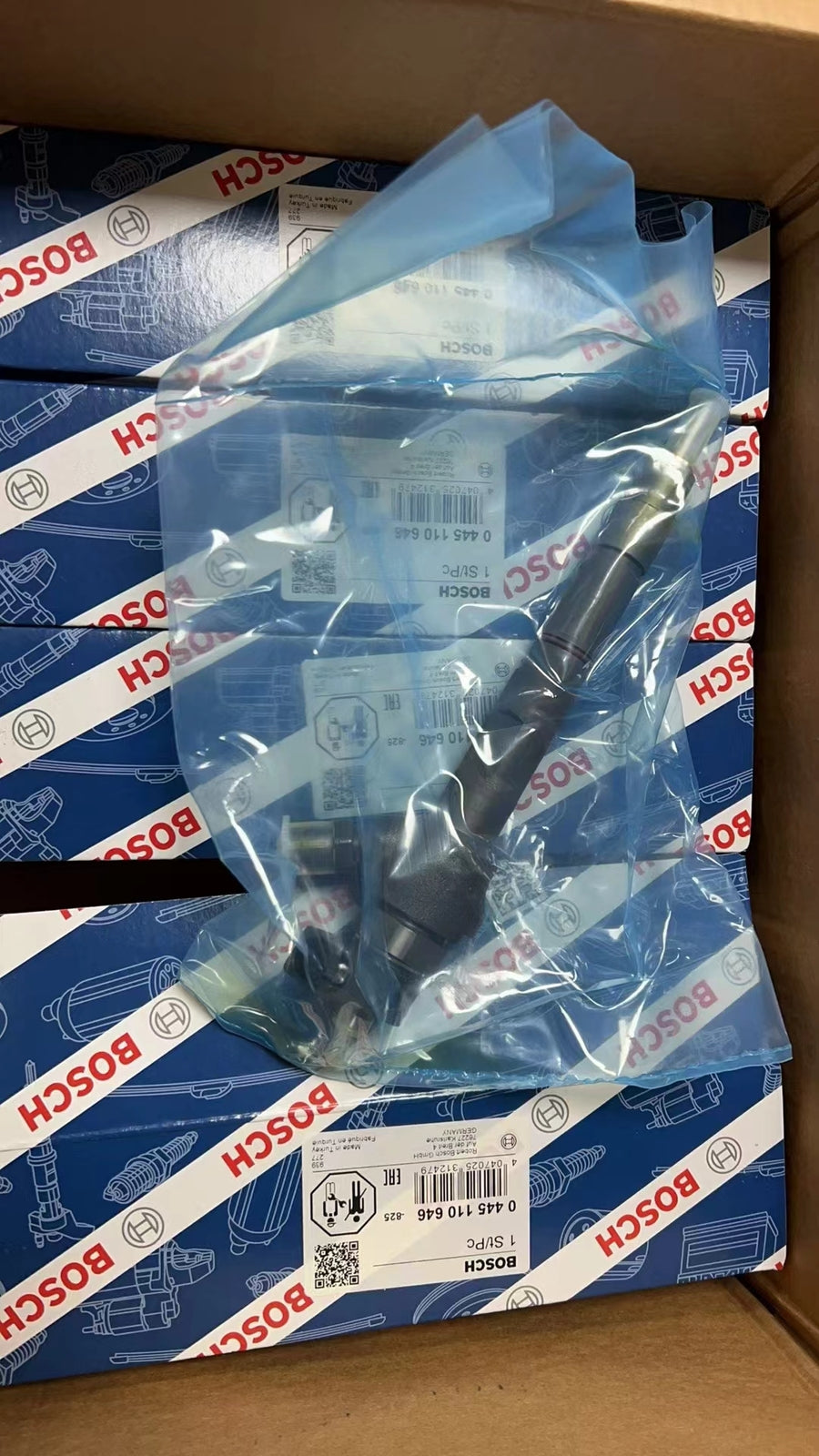 for VW for Audi 2.0 TDI Fuel Injector 0445110646 03L130277J 0445110647
