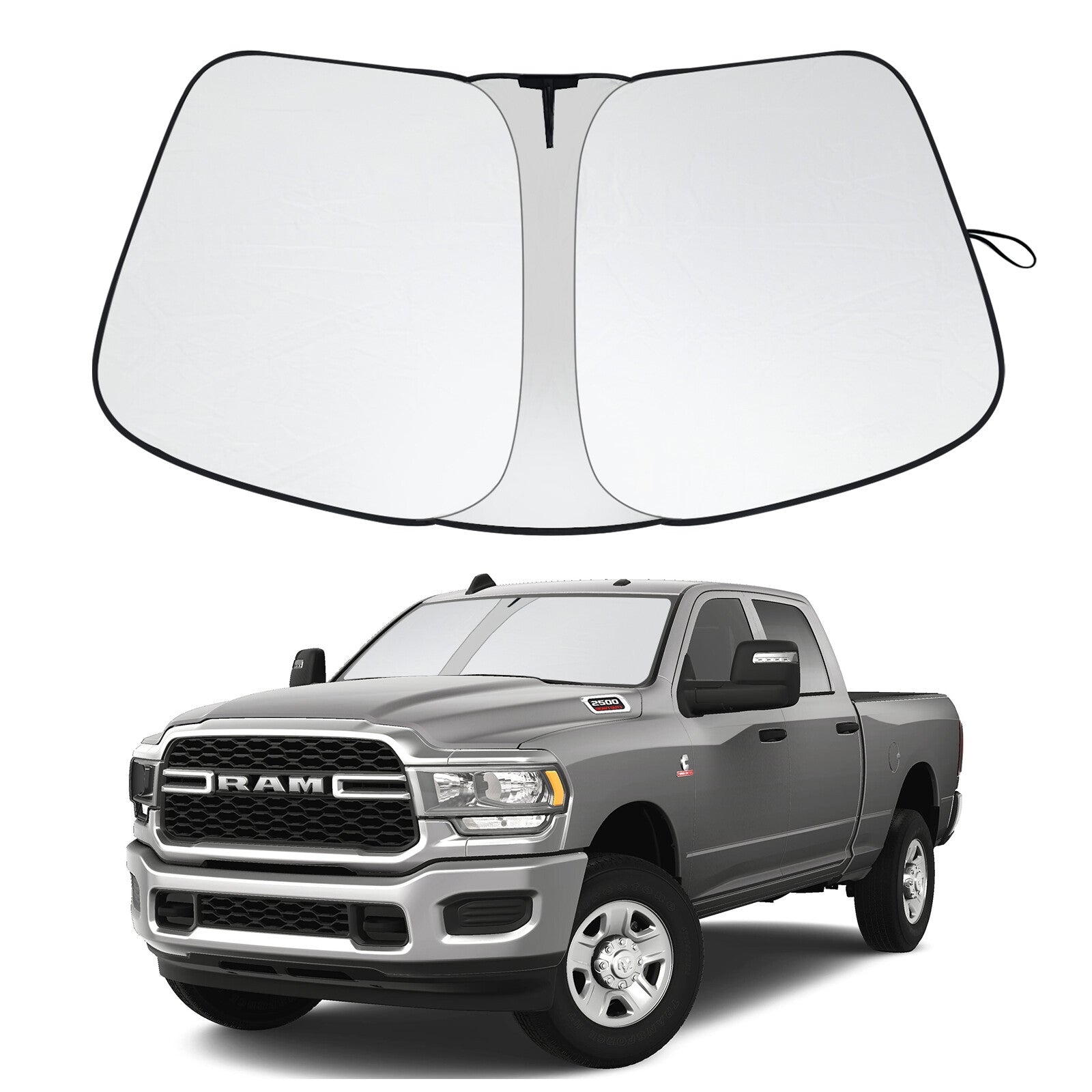 Suitable for 2010-2024 for Dodge for Ram 2500 cab windshield UV shading cover. n