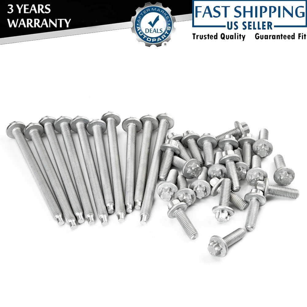 11132210959 Fit for BMW E60 E60N E61 Engine Oil Pan Aluminium Bolt Set Q