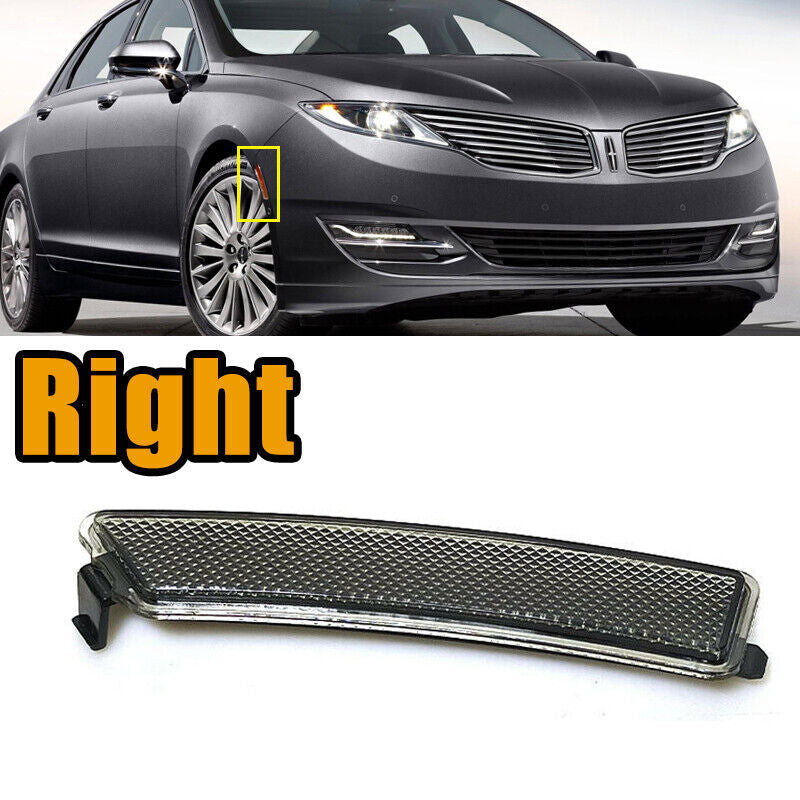 Applicable to the right front bumper reflector smoke light of 2013-2015-2016 for Lincoln MKZ.