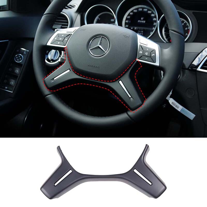 Matte black steering wheel trim is suitable for the G-Class 2013-18. n