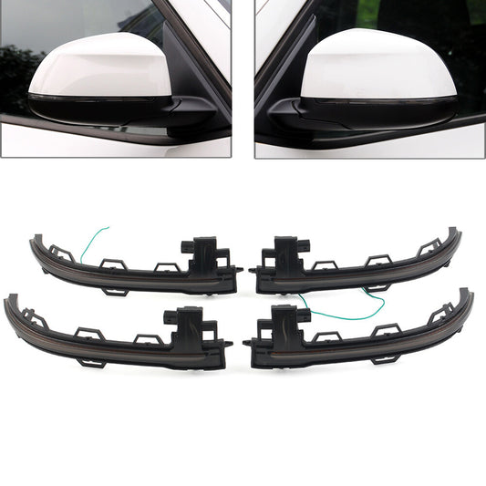 2Pcs LED Side Rearview Mirror Turn Signal Light for BMW X3 F25 LCI X4 F26 X5 F15